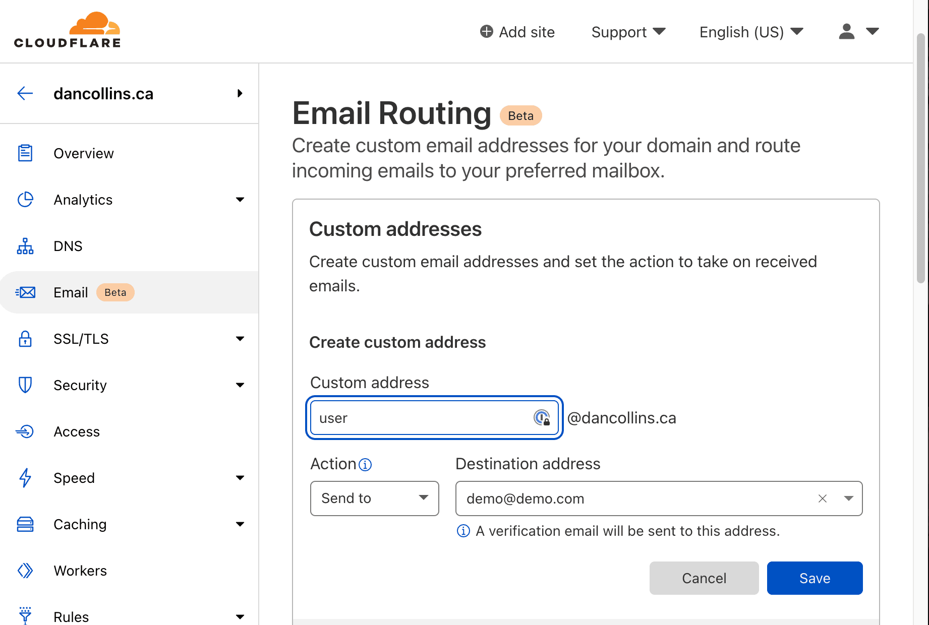 Email Routing